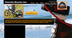 Desktop Screenshot of powerlitebicycles.com